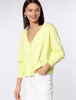 VILATTE / Кардиган из вискозы тонкой вязки