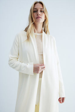 Cardigan largo con cinturon de anudar - H&m фото 3