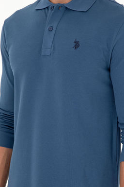 Мужской базовый свитшот цвета индиго - U.s. polo assn фото 7