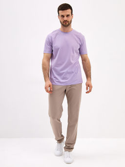 Футболка мужская короткий рукав GREG G145-PO4T-LT1359-3 (сиреневый)