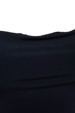 TRENDYOLMILLA Siyah Vucuda Oturan Degaje Yaka Midi Ask?l? Esnek Orme Midi Kalem Elbise TWOSS19AD0020  фото 7