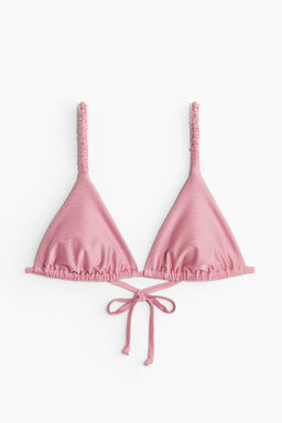 Top de bikini de tri?ngulo con relleno