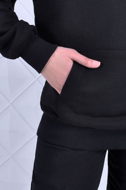 Арт. 15101 Худи женское оверсайз 44-52 (5 шт) Цвет:черный