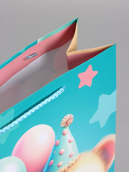 Пакет подарочный ламинированный «День Рождения», 26×12×32 см