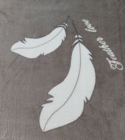 Плед велсофт Перо Евро - Luteks фото 3