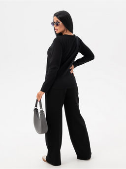 Лонгслив Лимон женский черный - София фото 14