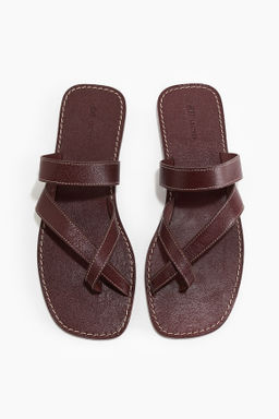 Sandalias de piel