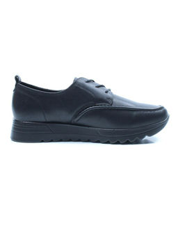 03-5308 BLACK Полуботинки женские (натуральная кожа)