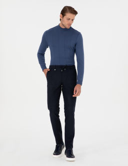 Lacivert Ex. Slim Fit Kuma_ Pantolon