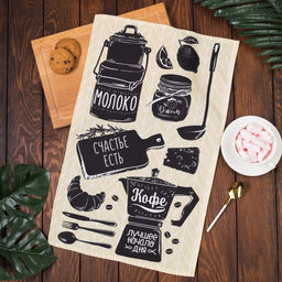 Полотенце кухонное Кофе 35х60 см