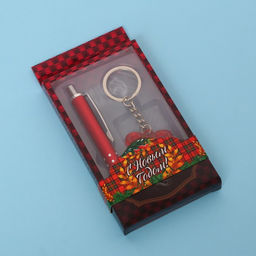 Набор подарочный 2 в 1, ручка, брелок бант с сердечком, МИКС