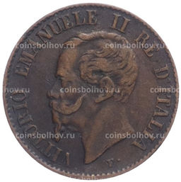 Монета 1 чентезимо 1867 года M Италия