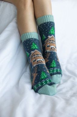 Женские шерстяные носки Happyfox
