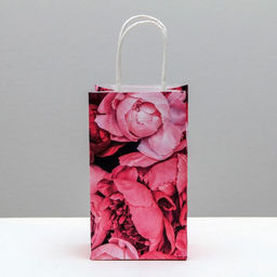 Пакет подарочный крафтовый Enjoy, 12 21 9 см - Дарите счастье фото 2