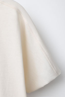 CONJUNTO CAMISETA Y PANTAL?N NERVIO HEAVY WEIGHT / Crudo - Zara фото 8