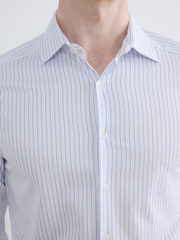 Рубашка Slim Fit Çizgili мужская