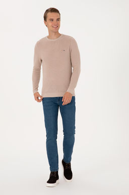 Erkek Slim Fit Bisiklet Yaka Ta_ Basic Kazak - U.s. polo assn фото 4