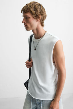 IRREGULAR KNIT TANK TOP - Zara фото 5