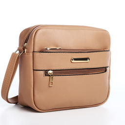 Сумка кросс-боди на молнии, цвет бежевый - Simaland фото 3