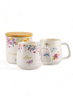 Набор BLOSSOMBOX 3пр (банка для хранения 600мл, кружка 2шт 340мл) - Domenik фото 10