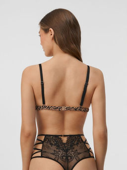 10204110015 Бюстгальтер Bralette жен. Eilen черный принт - Concept club фото 7