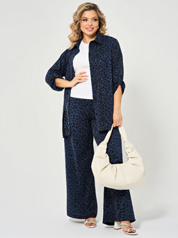 Брюки 0259-1 синий топаз