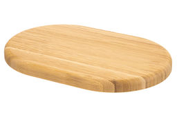 Поднос сервировочный 30*20*2 см, овальный, бамбук