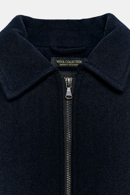 ZW COLLECTION WOOL JACKET - Zara фото 9