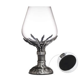 Бокал для коньяка «Рука скелета», 550 мл, стекло, серебристый