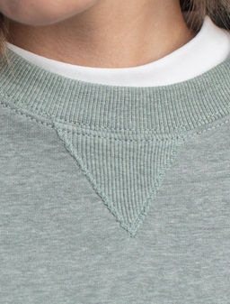 Джемпер из петельчатого футера двухнитки с эластаном