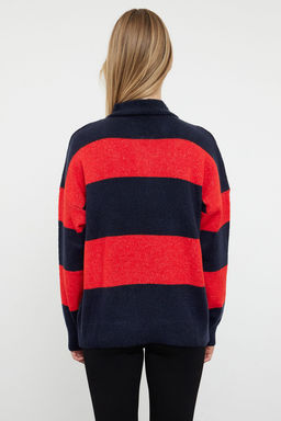 Tas Genis Kal?p Yumusak Dokulu Fermuarl? Triko Kazak TWOAW22KZ0424 - Trendyolmilla фото 12