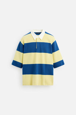 STRIPED KNIT POLO SHIRT - Zara фото 15