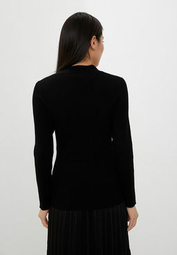 Джемпер в тонкий рубчик - Incity фото 4