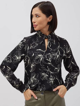 Блузка черная - Tantino фото 11