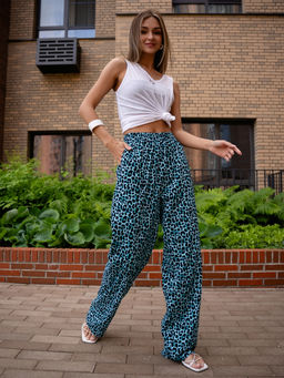 брюки палаццо хлопок 100%