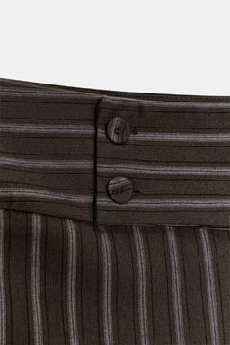 SHORTS CINTURA RAYA DIPLOM?TICA / Gris oscuro - Zara фото 4