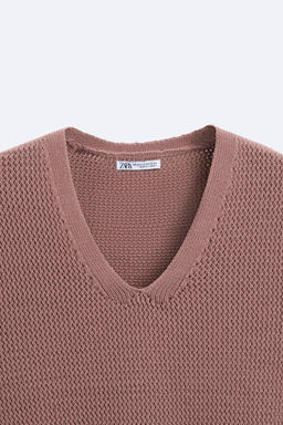 TEXTURED KNIT GILET - Zara фото 10