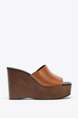 LEATHER WEDGE - Zara фото 11