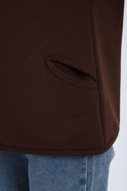 Кофта женская из футера 2-н Анфиса шоколад