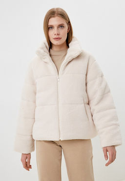 Стеганая куртка из искусственной овчины