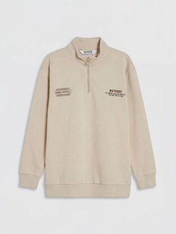 Dik Yaka Erkek ?ocuk Sweatshirt