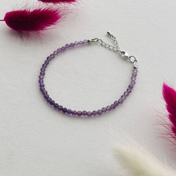 Браслет из Аметиста градиент - Радуга самоцветов фото 5