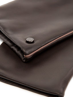 Перчатки женские ш+каш. IS01080 d.brown - Eleganzza фото 3