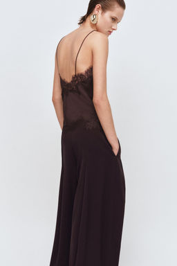 ZW COLLECTION LACE CAMISOLE TOP - Zara фото 17