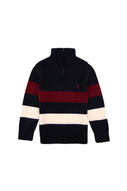 Темно-синий свитер для мальчика Неожиданная скидка в корзине