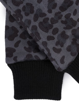 Перчатки жен флис LB-CP-136 black/grey
