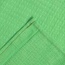 Набор полотенец Доляна цв. светло-зелёный, 40х60 см - 2 шт, 100% хл, вафля 170 г/м2  фото 4