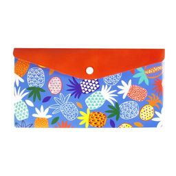 Папка для документов пластиковая арт. 53215/ 12 АНАНАСЫ (полипропилен, 26x14 см, одно отделение (-я)