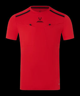 Футболка судейская JOGEL DIVISION PerFormDRY Referee Tee, красный  фото 2