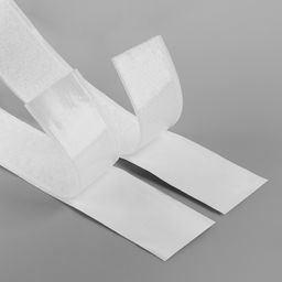 Цена за 3 шт. Липучка на клеевой основе, 20 мм, 100±5 см, белая